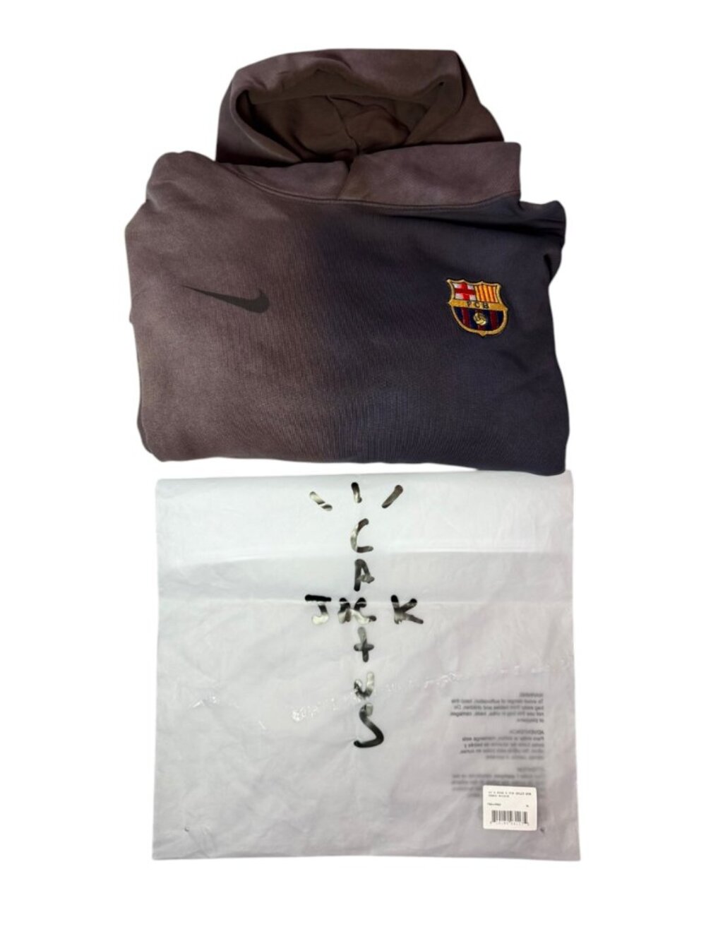 Travis Scott Cactus Jack x Nike FC Barcelona Split Dye Crest Hoodie XL